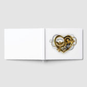 Steampunk Heart with a Manometer Gastenboek (Volledig)