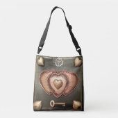 Steampunk Hearts Crossbody Tas (Achterkant)