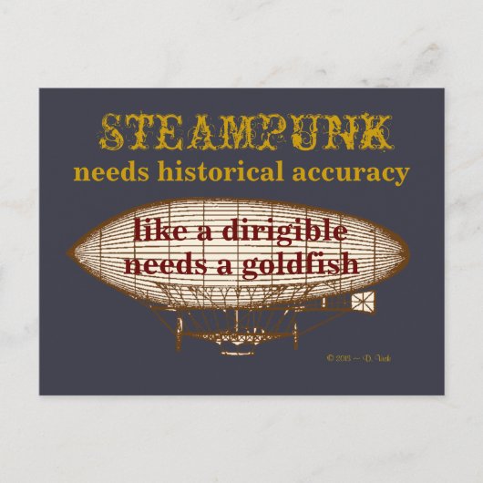 Steampunk heeft briefkaart nodig (Voorkant)