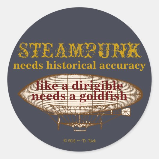 Steampunk heeft een sticker nodig (Voorkant)