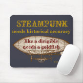 Steampunk heeft Mousepad nodig Muismat (Met muis)