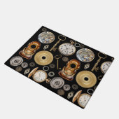 Steampunk heeft objecten Gears Pocket watch Skelet Deurmat (Schuin)