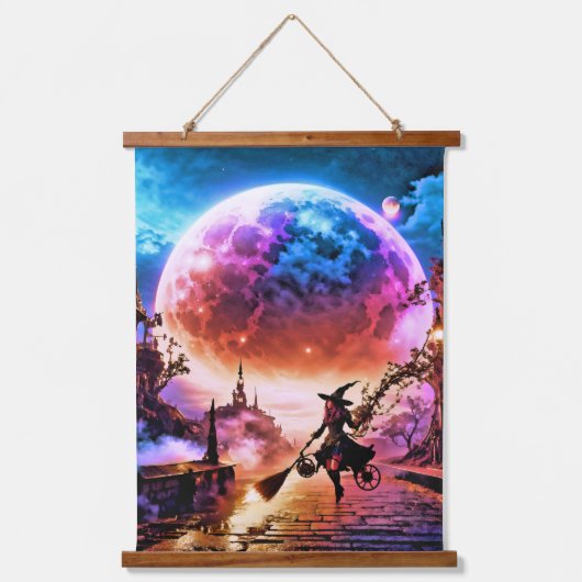 SteamPunk heksen Hangend Wandkleed (Voorkant)