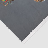 Steampunk Helder Gekleurde Alligator Decoupage Tissuepapier (Detail)