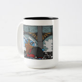 Steampunk hellephant mok (Voorkant links)