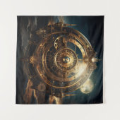 Steampunk hemelse kunst wandtapijt wandkleed (Voorkant (horizontaal))