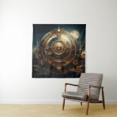Steampunk hemelse kunst wandtapijt wandkleed (In situ)