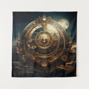 Steampunk hemelse kunst wandtapijt wandkleed