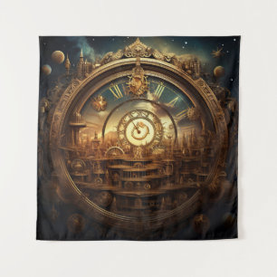 Steampunk hemelse kunst wandtapijt wandkleed