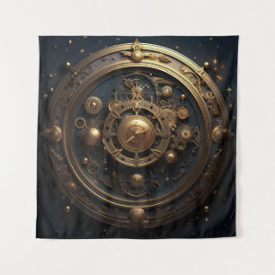 Steampunk hemelse kunst wandtapijt wandkleed