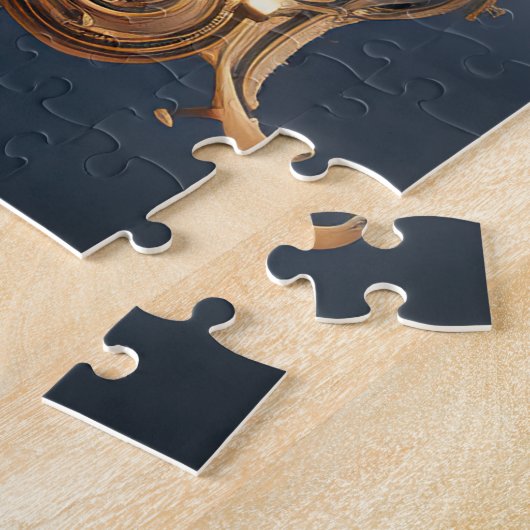 Steampunk hemelse puzzel (Zijkant)