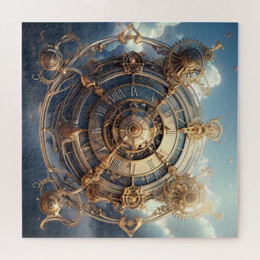 Steampunk hemelse puzzel (Horizontaal)