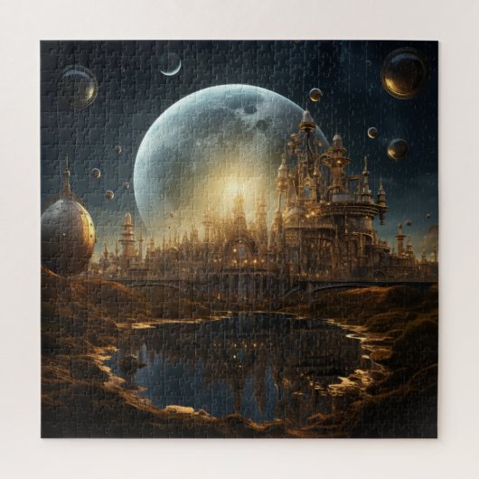 Steampunk hemelse puzzel (Verticaal)