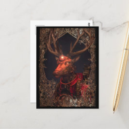 Steampunk Herten Stijl Briefkaart