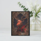 Steampunk Herten  Stijl Briefkaart (Staand voorkant)