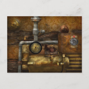 Steampunk - Het apparaat Briefkaart