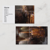 Steampunk - Het moderne huis aandrijven Visitekaartje (Voorkant / Achterkant)