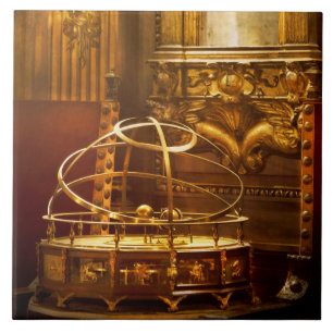 Steampunk - Het planetarium Tegeltje