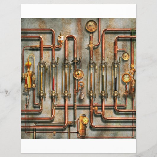 Steampunk - Het smeermiddelspruitstuk Flyer (Voorkant)