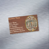 Steampunk - Het smeermiddelspruitstuk Magnetisch Visitekaartje (Voorbeeld)