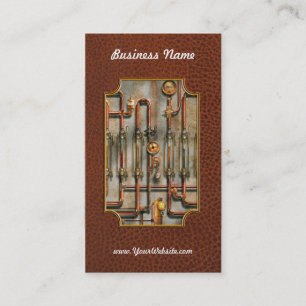 Steampunk - Het smeermiddelspruitstuk Visitekaartje