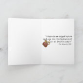 Steampunk Het tinnen Man Portret met Quote Kaart (Binnen)