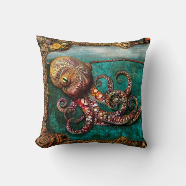 Steampunk - Het verhaal van de Kraken Kussen (Voorkant)