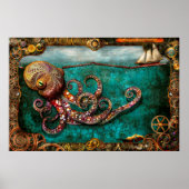 Steampunk - Het verhaal van de Kraken Poster (Voorkant)