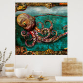 Steampunk - Het verhaal van de Kraken Poster (Keuken)