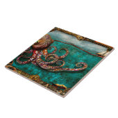 Steampunk - Het verhaal van de Kraken Tegeltje (Zijkant)