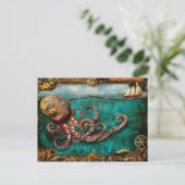 Steampunk - het verhaal van Kraken Briefkaart (Staand voorkant)