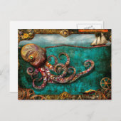 Steampunk - het verhaal van Kraken Briefkaart (Voorkant / Achterkant)