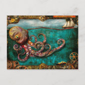 Steampunk - het verhaal van Kraken Briefkaart (Voorkant)