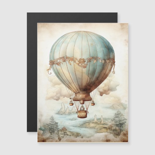 Steampunk Hete Luchtballon (2) (Voorkant / Achterkant)