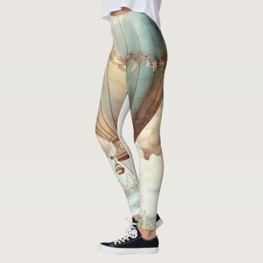 Steampunk Hete Luchtballon (2) Leggings (Links)