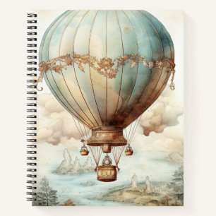 Steampunk Hete Luchtballon (2) Notitieboek