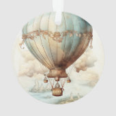 Steampunk Hete Luchtballon (2) Ornament (achterkant)