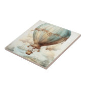  Steampunk Hete Luchtballon (2) Tegeltje (Zijkant)