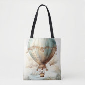 Steampunk Hete Luchtballon (2) Tote Bag (Voorkant)