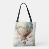 Steampunk Hete Luchtballon (2) Tote Bag (Achterkant)