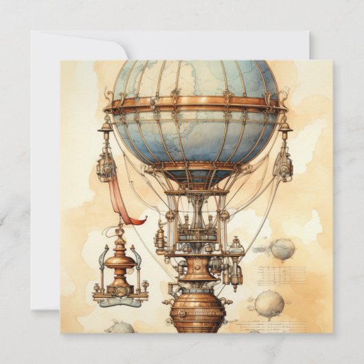  Steampunk Hete Luchtballon (3) (Voorkant)