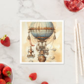  Steampunk Hete Luchtballon (3) Servet (Insitu)