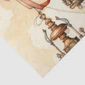  Steampunk Hete Luchtballon (3) Tissuepapier (Detail)