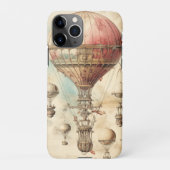  Steampunk Hete Luchtballon (4) iPhone Hoesje (Achterkant)