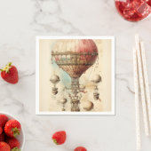 Steampunk Hete Luchtballon (4) Servet (Insitu)