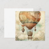 Steampunk Hete Luchtballon (5) (Voorkant / Achterkant)