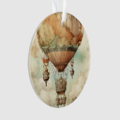 Steampunk Hete Luchtballon (5) Ornament (voorkant)