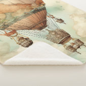  Steampunk Hete Luchtballon (5) Sherpa Deken (3/4)