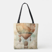 Steampunk Hete Luchtballon (5) Tote Bag (Achterkant)