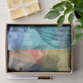 Steampunk Hete Luchtballon Collage Tissuepapier (Geschenk)